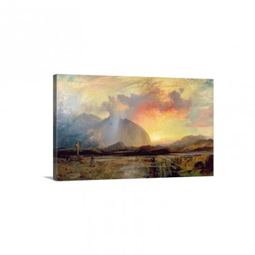Sunset Vespers At The Old Rugged Cross Wall Art - Canvas - Gallery Wrap