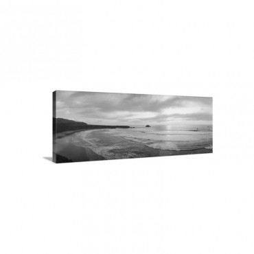 Sunset Over The Ocean Big Sur California Wall Art - Canvas - Gallery Wrap