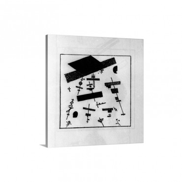 Suprematist Drawing Wall Art - Canvas - Gallery Wrap