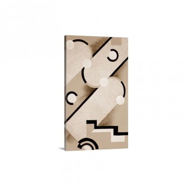 Abstract Design From Nouvelles Compositions Decoratives Late 1920s Wall Art - Canvas - Gallery Wrap 
