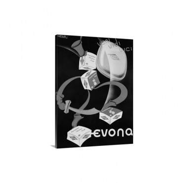 Evona Soap And Toiletries Advertisement Poster - Canvas - Gallery Wrap