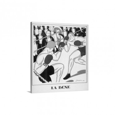 Boxing, from Monsieur 1920 Wall Art - Canvas - Gallery Wrap