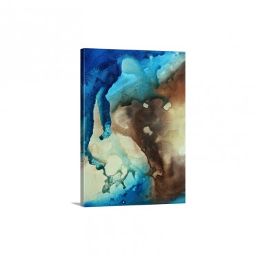 Sky Drama I - Huge Colorful Abstract Painting Wall Art - Canvas - Gallery Wrap 