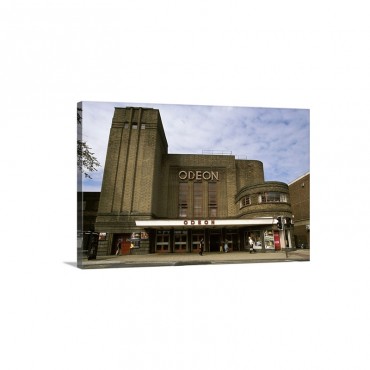 Exterior view of the Art Deco Odeon Cinema in The City Of York. Wall Art - Canvas - Gallery Wrap