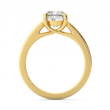 Tamara Moissanite Ring - Yellow Gold