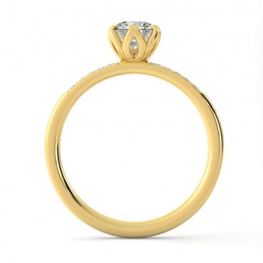 Tara Diamond Ring - Yellow Gold