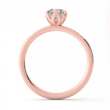 Tara Diamond Ring - Rose Gold