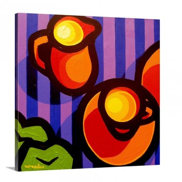 Tea And Apples Wall Art - Canvas - Gallery Wrap