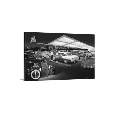 Ted's Drive In Wall Art - Canvas - Gallery Wrap