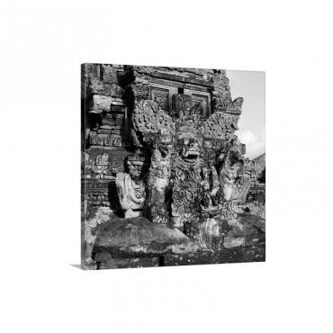 Temple Carvings Ubud Bali Indonesia Southeast Asia Asia Wall Art - Canvas - Gallery Wrap