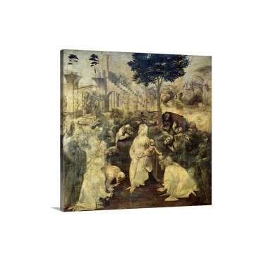 The Adoration Of The Magi 1481 2 Wall Art - Canvas - Gallery Wrap