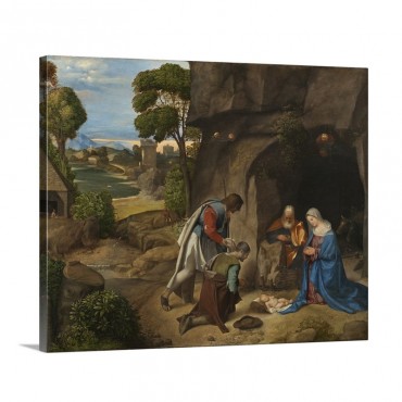 The Adoration Of The Shepherds 1505 10 Wall Art - Canvas - Gallery Wrap
