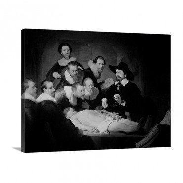 The Anatomy Lesson Of Dr Nicolaes Tulp 1632 Wall Art - Canvas - Gallery Wrap