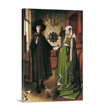 The Arnolfini Portrait By Jan Van Eyck Wall Art - Canvas - Canvas - Gallery Wrap