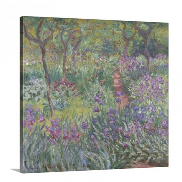 The Artist's Garden In Giverny 1900 Wall Art - Canvas - Gallery Wrap