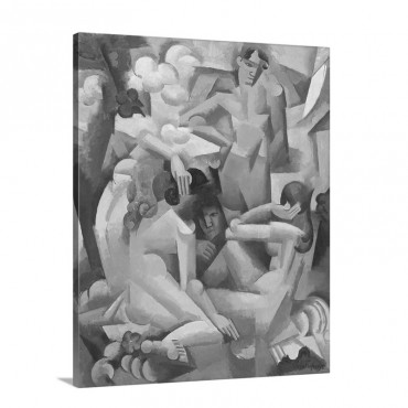 The Bathers By Roger De La Fresnaye 1912 Wall Art - Canvas - Gallery Wrap