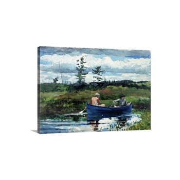 The Blue Boat By Winslow Homer Wall Art - Canvas - Gallery Wrap
