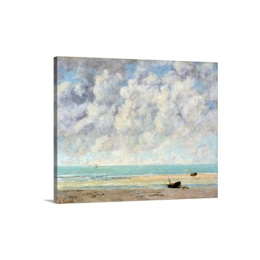 The Calm Sea By Gustave Courbet Wall Art - Canvas - Gallery Wrap