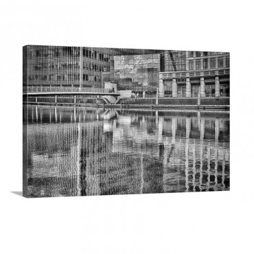 The Crossing In Mono Wall Art - Canvas - Gallery Wrap
