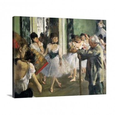 The Dancing Class Detail Wall Art - Canvas - Gallery Wrap