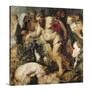 The Drunken Silenus C 1617 18 Wall Art - Canvas - Gallery Wrap