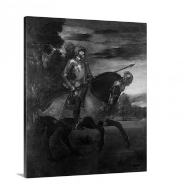 The Emperor Charles V 1500 58 On Horseback In Muhlberg 1548 Wall Art - Canvas - Gallery Wrap