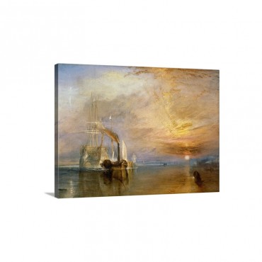 The Fighting Temeraire Tugged To Her Last Berth To Be Broken Up Before 1839 Wall Art - Canvas - Gallery Wrap