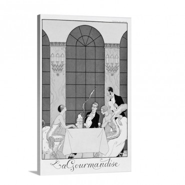 The Gourmands 1920 30 Wall Art - Canvas - Gallery Wrap