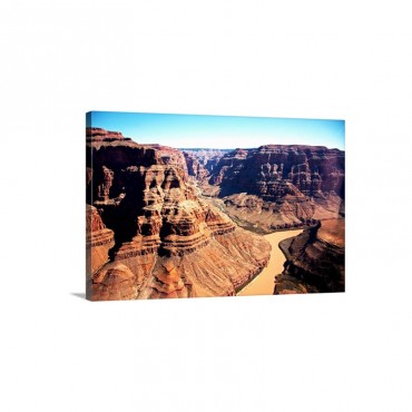 The Grand Canyon And The Red Colorado River Wall Art - Canvas - Gallery Wrap