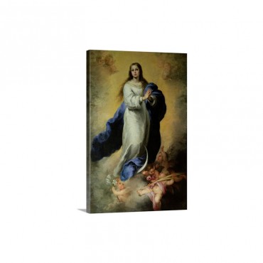 The Immaculate Conception 1660 65 Wall Art - Canvas - Gallery Wrap