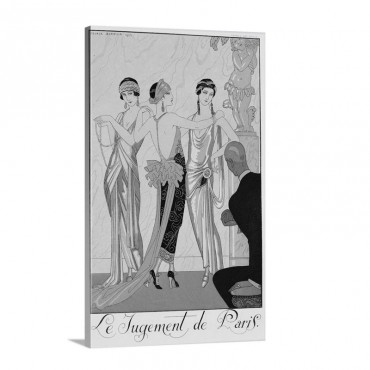 The Judgement Of Paris 1920 30 Wall Art - Canvas - Gallery Wrap
