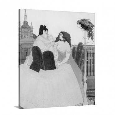 The Lady At The Dressing Table Wall Art - Canvas - Gallery Wrap