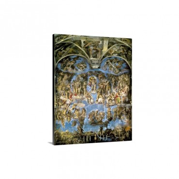 The Last Judgemen Sistine Chapel Wall Art - Canvas - Gallery Wrap