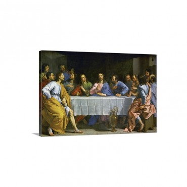 The Last Supper By Philippe De Champaigne Wall Art - Canvas - Gallery Wrap