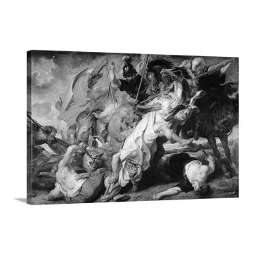 The Lion Hunt 1621 Wall Art - Canvas - Gallery Wrap