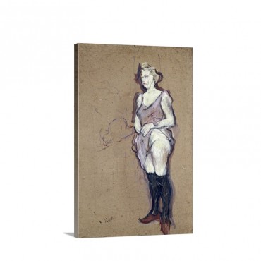 The Medical Inspection Blonde Prostitute 1894 Wall Art - Canvas - Gallery Wrap