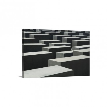 The Memorial To The Murdered Jews Of Europe Berlin Germany Wall Art - Canvas - Gallery Wrap