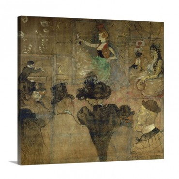The Moorish Dance Also Called The Almees By Henri De Toulouse Lautrec 1895 Wall Art - Canvas - Gallery Wrap