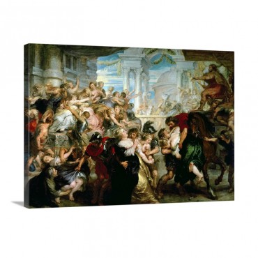 The Rape Of The Sabine Women C 1635 40 Wall Art - Canvas - Gallery Wrap