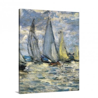 The Regatta At Argenteuil Wall Art - Canvas - Gallery Wrap