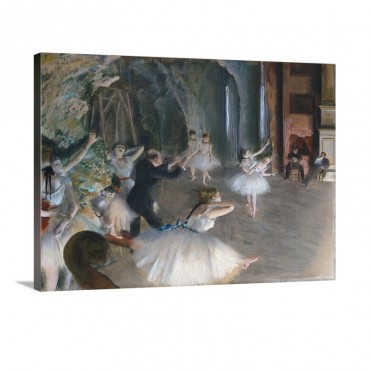 The Rehearsal Onstage Wall Art - Canvas - Gallery Wrap