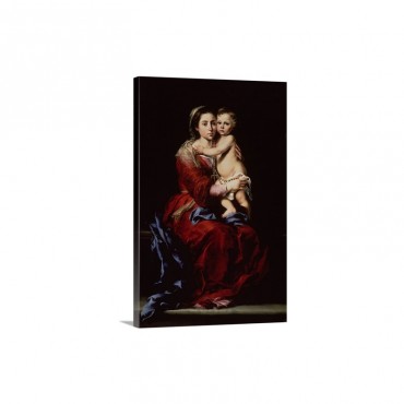 The Virgin Of The Rosary C 1650 Wall Art - Canvas - Gallery Wrap