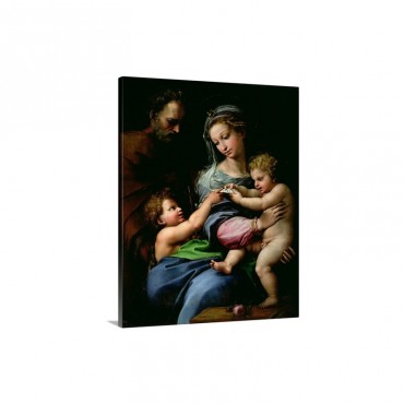 The Virgin Of The Rose C 1518 Wall Art - Canvas - Gallery Wrap