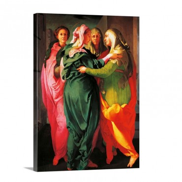 The Visitation C 1530 Wall Art - Canvas - Gallery Wrap