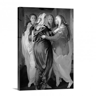 The Visitation C 1530 Wall Art - Canvas - Gallery Wrap