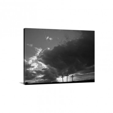 Three Crosses West Yorkshire England Wall Art - Canvas - Gallery Wrap
