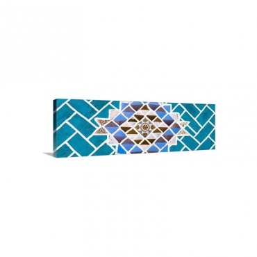 Turquoise Mosaics Wall Art - Canvas - Gallery Wrap