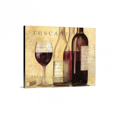 Tuscan Wine Wall Art - Canvas - Gallery Wrap
