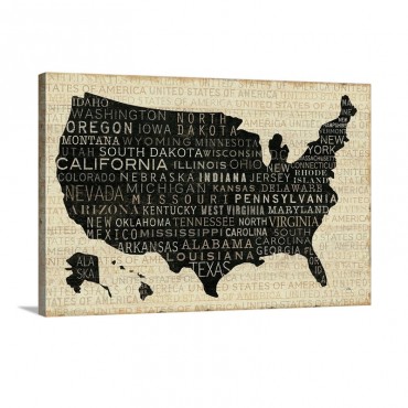USA V Wall Art - Canvas - Gallery Wrap
