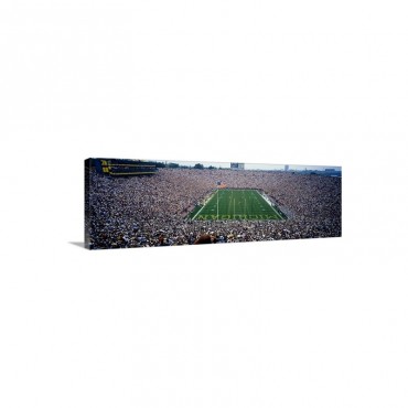 University Of Michigan Football Game Michigan Stadium Ann Arbor Michigan Wall Art - Canvas - Gallery Wrap
